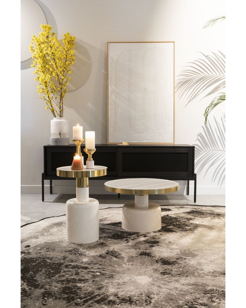 GLAM Side Table | White