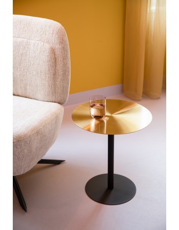SNOW Side Table | Brushed Brass