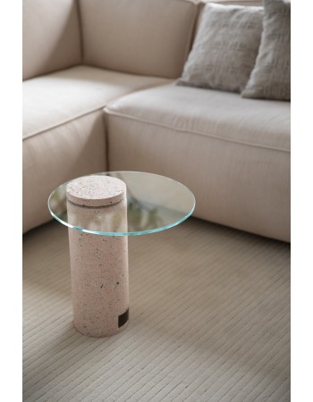 ROSALINA Side Table | Terrazzo Pink