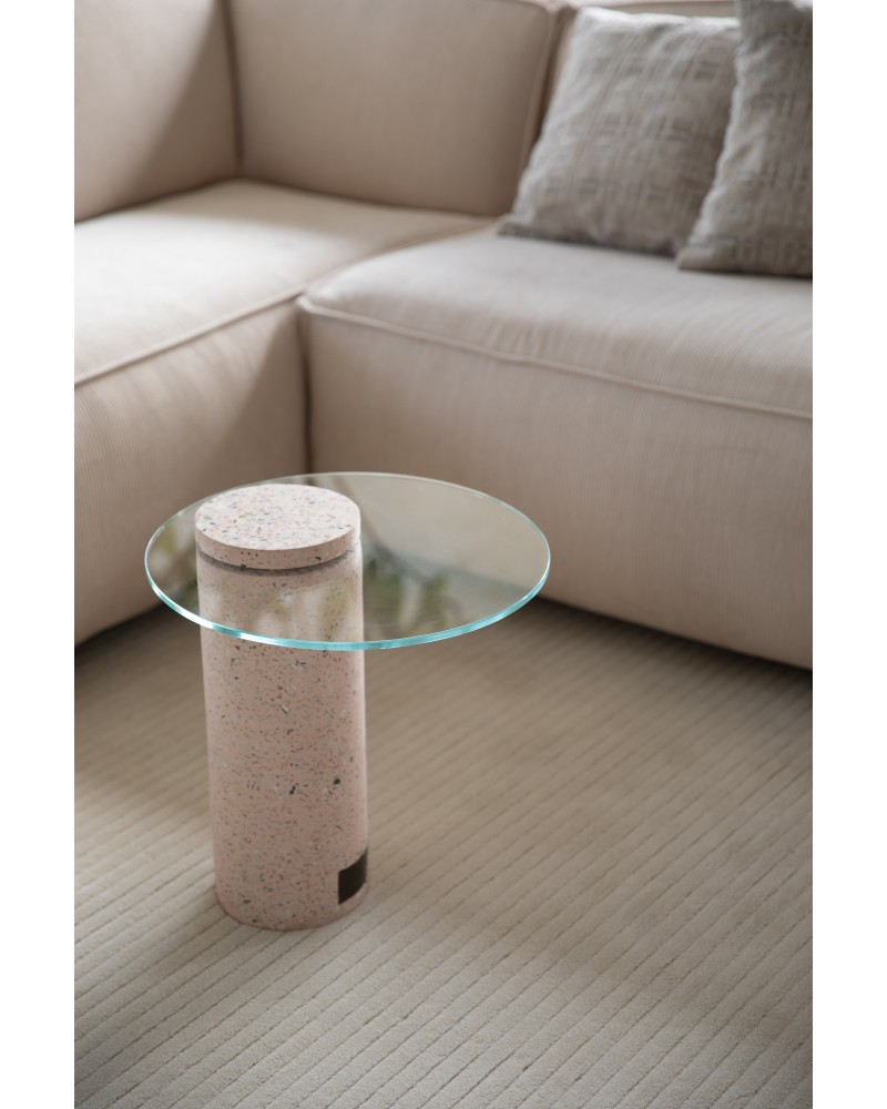 ROSALINA Side Table | Terrazzo Pink