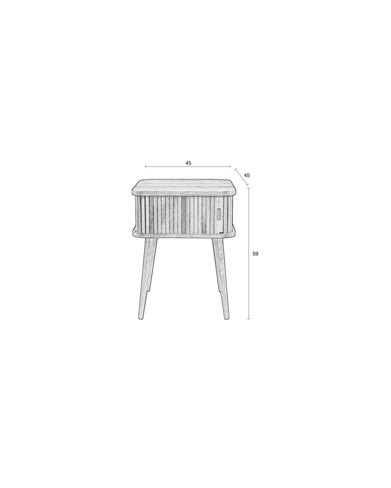 BARBIER Side Table | Natural