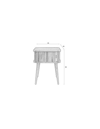 BARBIER Side Table | Black