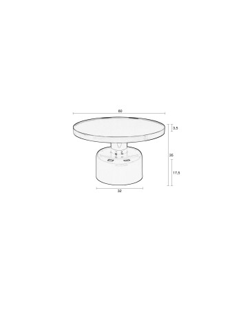 GLAM Coffee Table | White