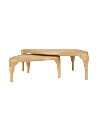 ISLA  Set of 2 Coffee Table | Natural