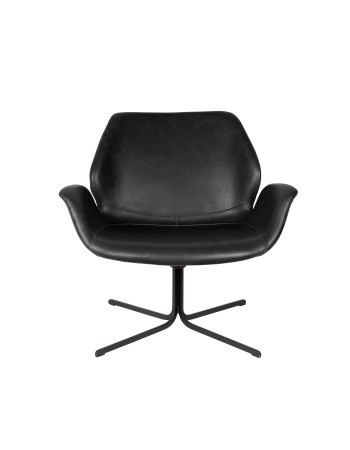 NIKKI Lounge Chair | All Black