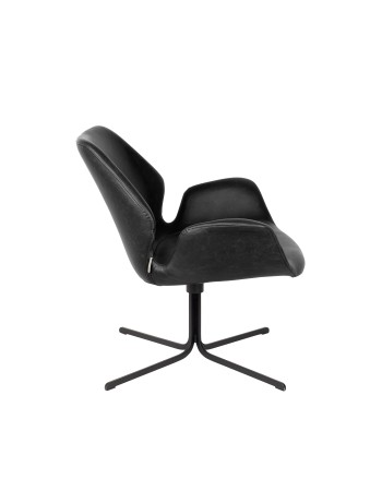 NIKKI Lounge Chair | All Black