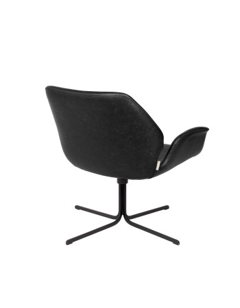 NIKKI Lounge Chair | All Black
