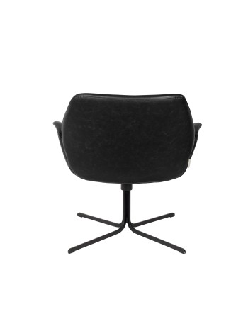 NIKKI Lounge Chair | All Black