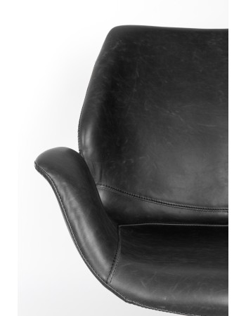 NIKKI Lounge Chair | All Black