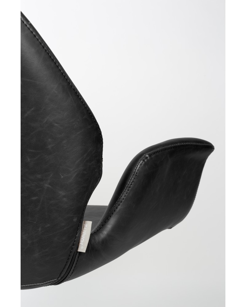 NIKKI Lounge Chair | All Black