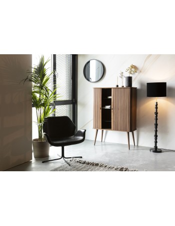 NIKKI Lounge Chair | All Black