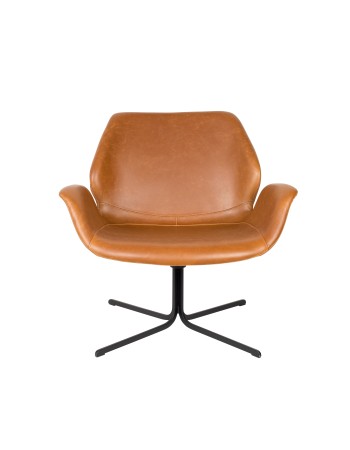 NIKKI Lounge Chair | All Brown