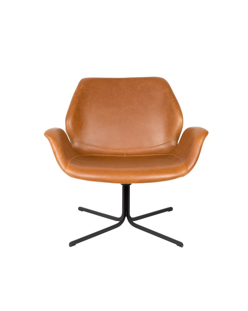 NIKKI Lounge Chair | All Brown