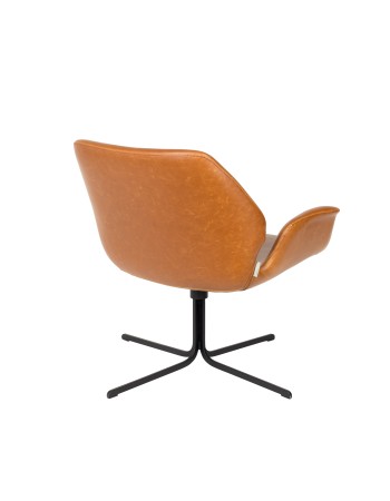 NIKKI Lounge Chair | All Brown
