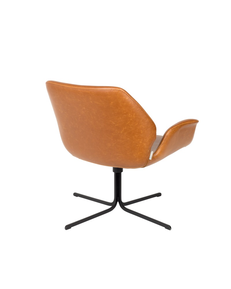 NIKKI Lounge Chair | All Brown