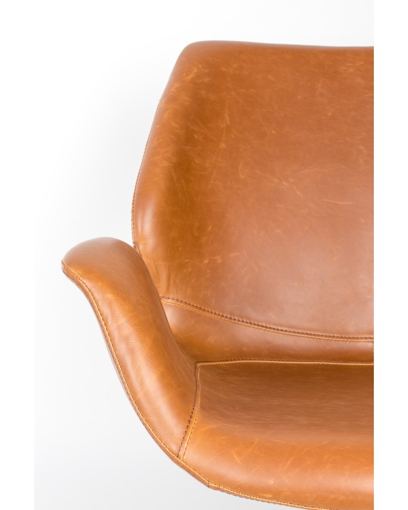 NIKKI Lounge Chair | All Brown