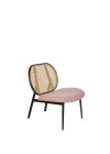 SPIKE Lounge Chair | Natural/Pink