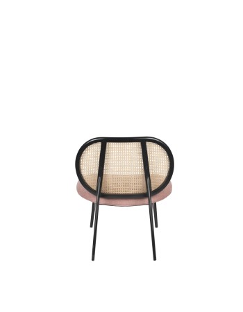 SPIKE Lounge Chair | Natural/Pink
