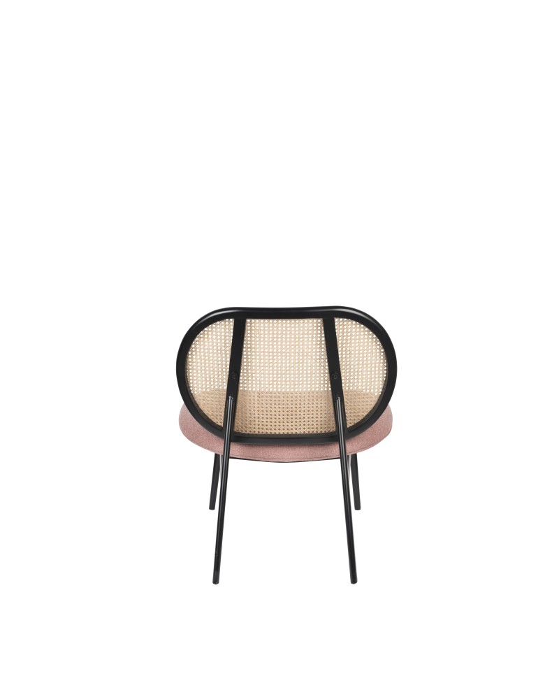 SPIKE Lounge Chair | Natural/Pink
