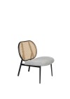 SPIKE Lounge Chair | Natural/Grey