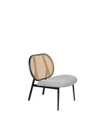 SPIKE Lounge Chair | Natural/Grey
