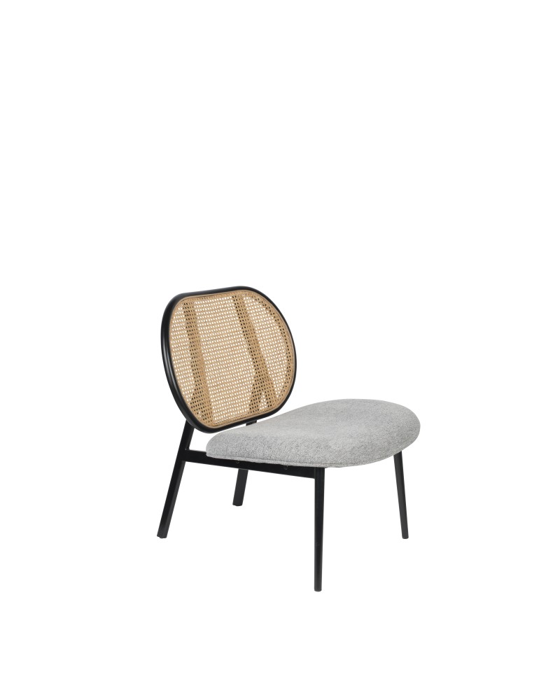 SPIKE Lounge Chair | Natural/Grey