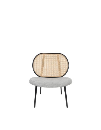 SPIKE Lounge Chair | Natural/Grey