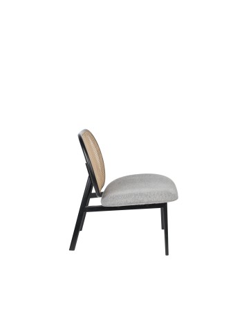 SPIKE Lounge Chair | Natural/Grey