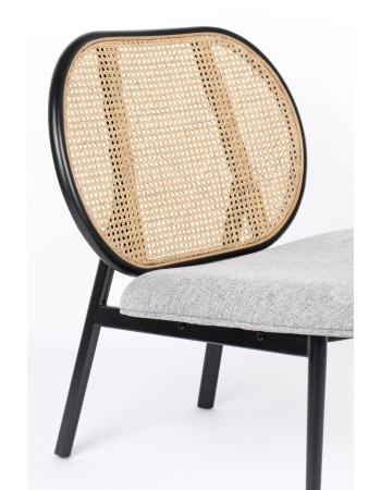 SPIKE Lounge Chair | Natural/Grey