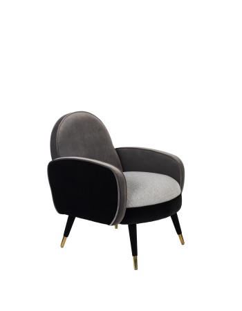 SAM Lounge Chair | Black/Grey