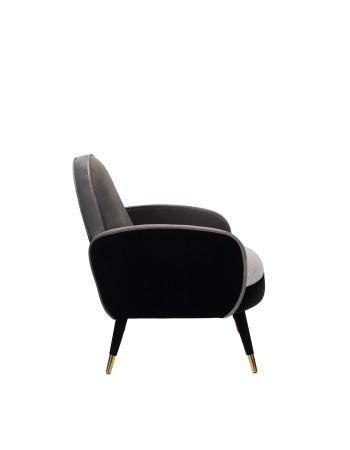 SAM Lounge Chair | Black/Grey