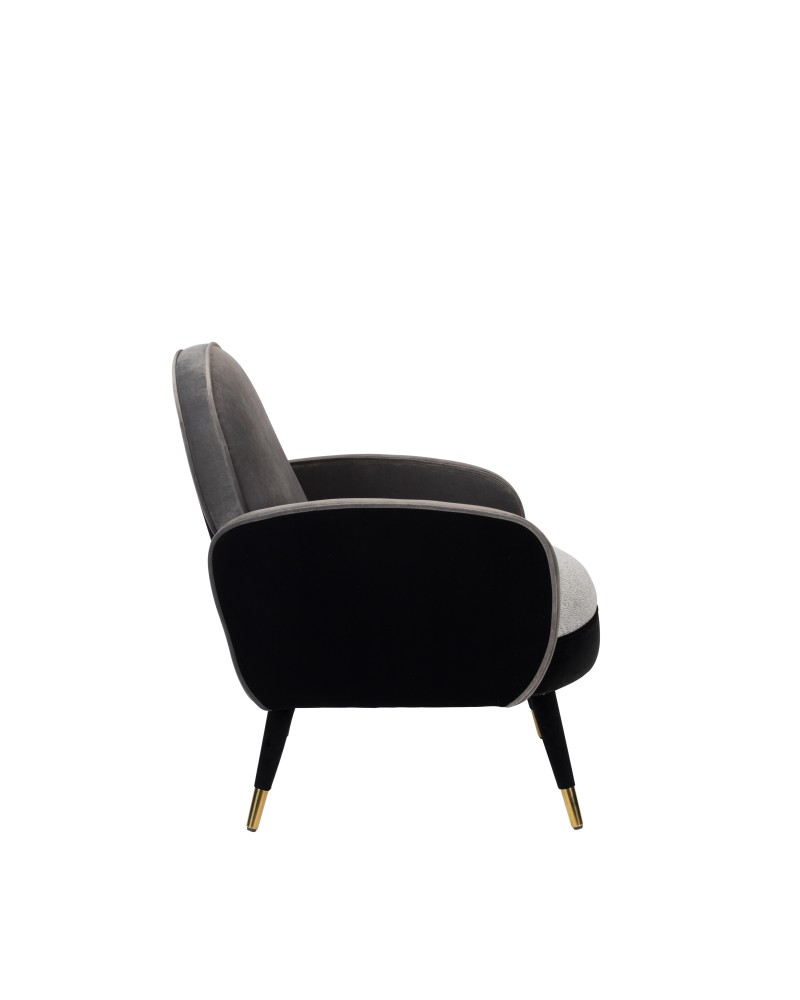 SAM Lounge Chair | Black/Grey