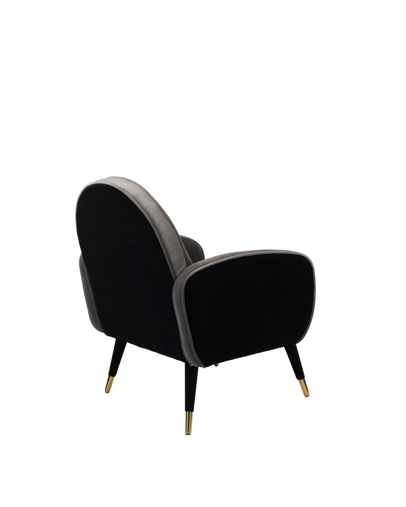 SAM Lounge Chair | Black/Grey