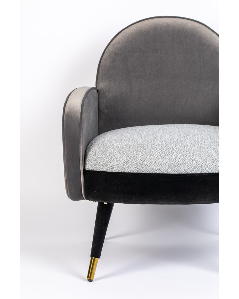SAM Lounge Chair | Black/Grey