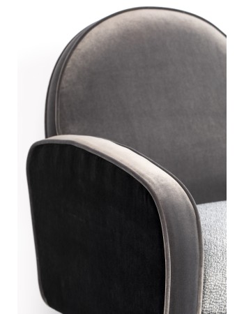 SAM Lounge Chair | Black/Grey