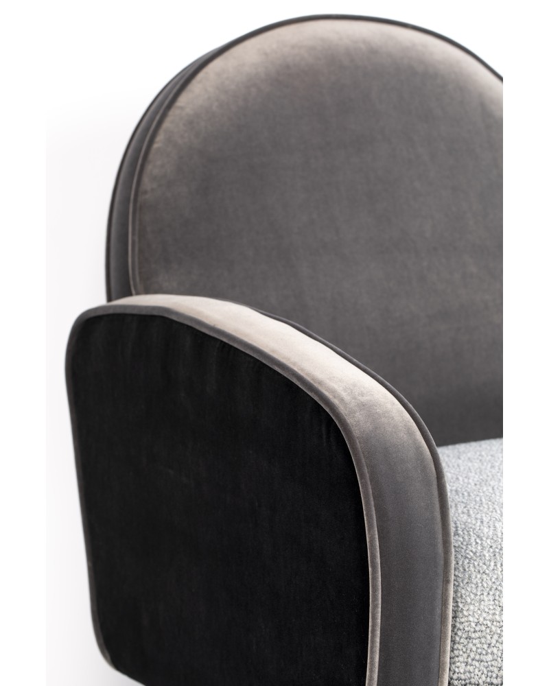 SAM Lounge Chair | Black/Grey