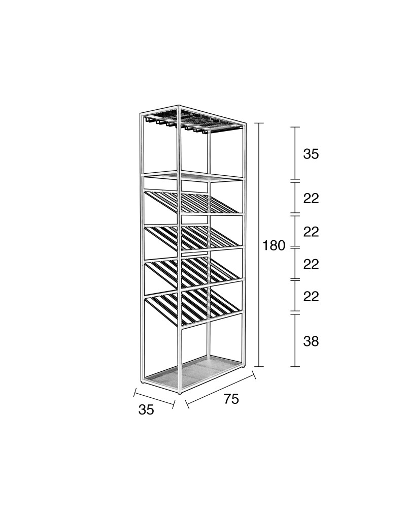 CANTOR Wine Shelf