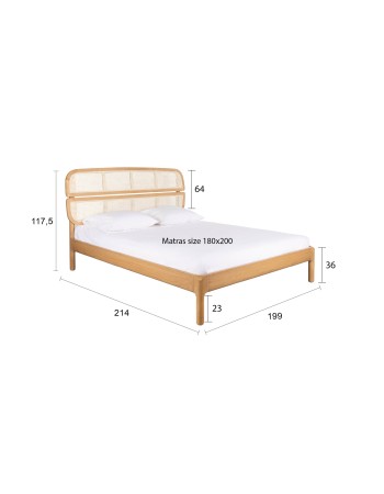 Bed Storm Webbing Natural 180