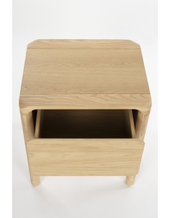Side Table / Bed Stand Storm Natural
