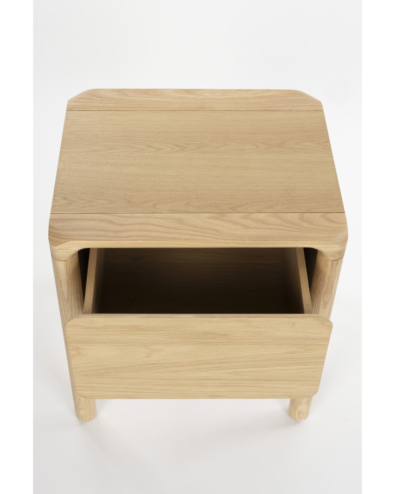 Side Table / Bed Stand Storm Natural