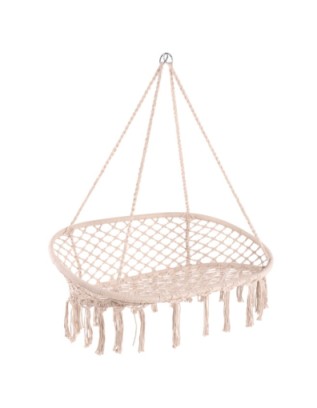 NEENA Macrame Hanging Nest | Beige