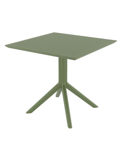 SKY Table 80x80cm | Olive Green