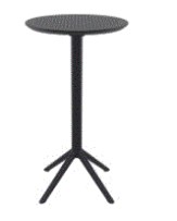 SKY Bar Table Round D.60 | Black