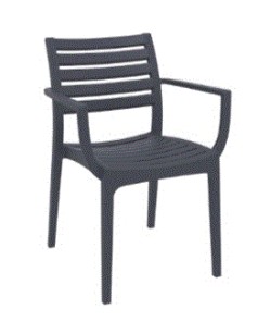 ARTEMIS Armchair | Dark Grey