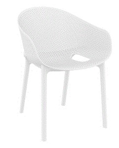 SKY PRO Armchair | White