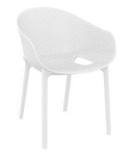 SKY PRO Armchair | White