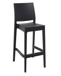 MAYA 75 Bar Stool | Black