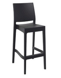 MAYA 75 Bar Stool | Black