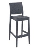 MAYA 75 Bar Stool | Dark Grey