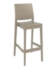 MAYA 75 Bar Stool | Taupe